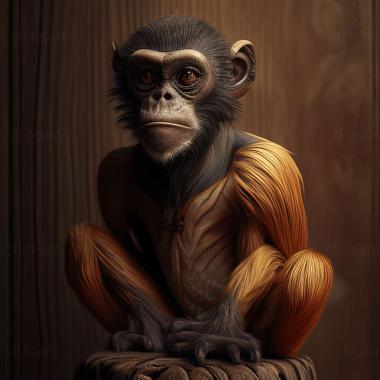 3D модель Cercopithecus lowei (STL)